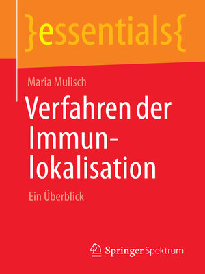 cover image of Verfahren der Immunlokalisation